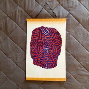 Art Print with Wooden Hanger